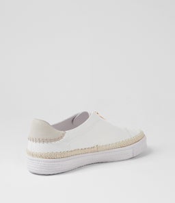 TAYORA DJ WHITE WHITE SOLE LEATHER