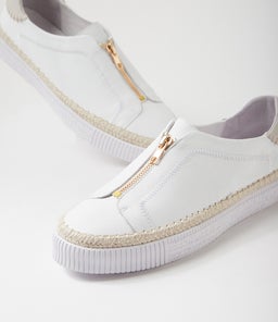 TAYORA DJ WHITE WHITE SOLE LEATHER