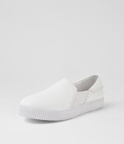 TEAMONY DJ WHITE WHITE SOLE LEATHER