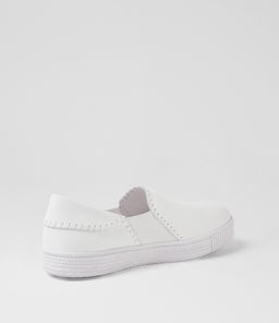 TEAMONY DJ WHITE WHITE SOLE LEATHER