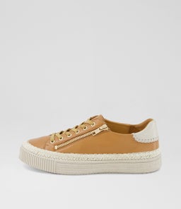 TARBES DJ DK TAN ALMOND SOLE LEATHER