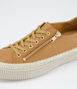 TARBES DJ DK TAN ALMOND SOLE LEATHER
