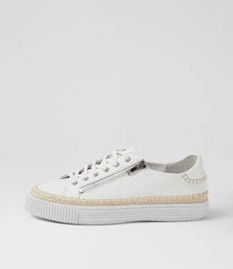TARBES DJ WHITE WHITE SOLE LEATHER