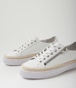 TARBES DJ WHITE WHITE SOLE LEATHER