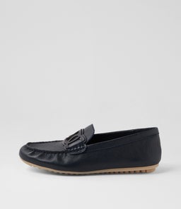 VELBERT DJ NAVY NAVY TUMBLE LEATHER