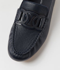 VELBERT DJ NAVY NAVY TUMBLE LEATHER