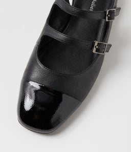 VAFRON DJ BLACK BLACK PATENT LEATHER