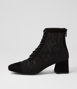 VLASKA DJ BLACK BLACK LACE SUEDE