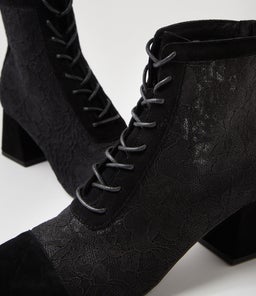 VLASKA DJ BLACK BLACK LACE SUEDE