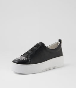 WESTINO DJ BLACK WHITE STITCH LEATHER