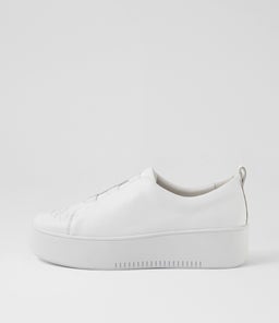 WESTINO DJ WHITE WHITE STITCH LEATHER