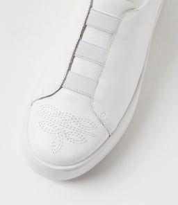 WESTINO DJ WHITE WHITE STITCH LEATHER