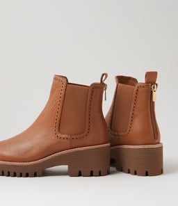 WOLINE DJ DK TAN LEATHER