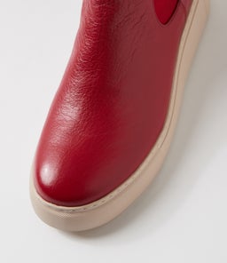 YENZEL DJ DK RED VANILLA SOLE LEATHER