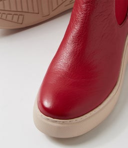 YENZEL DJ DK RED VANILLA SOLE LEATHER