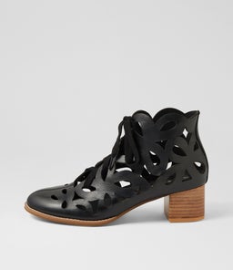 YAVOR DJ BLACK NATURAL HEEL LEATHER