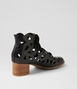 YAVOR DJ BLACK NATURAL HEEL LEATHER