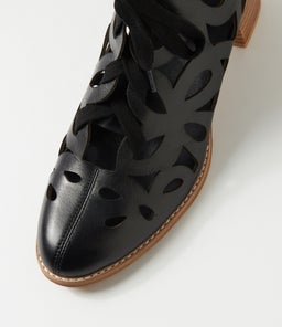 YAVOR DJ BLACK NATURAL HEEL LEATHER