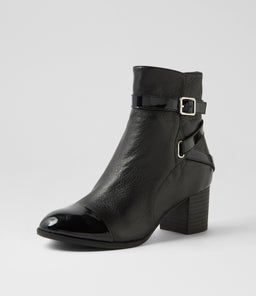 SADZIS DJ BLACK BLACK PATENT LEATHER
