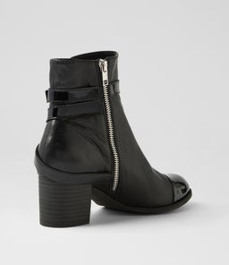 SADZIS DJ BLACK BLACK PATENT LEATHER
