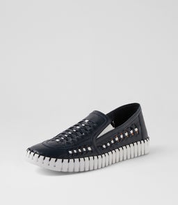 HALUKS DJ NAVY WHITE LEATHER