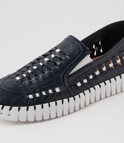 HALUKS DJ NAVY WHITE LEATHER
