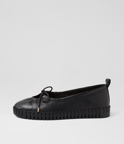 HALIMAS DJ BLACK BLACK SOLE LEATHER