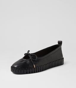 HALIMAS DJ BLACK BLACK SOLE LEATHER