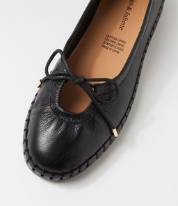 HALIMAS DJ BLACK BLACK SOLE LEATHER