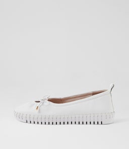 HALIMAS DJ WHITE WHITE SOLE LEATHER