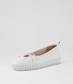 HALIMAS DJ WHITE WHITE SOLE LEATHER