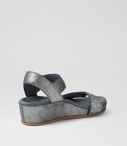 FARRIN DJ DENIM SOFT METALLIC LEATHER