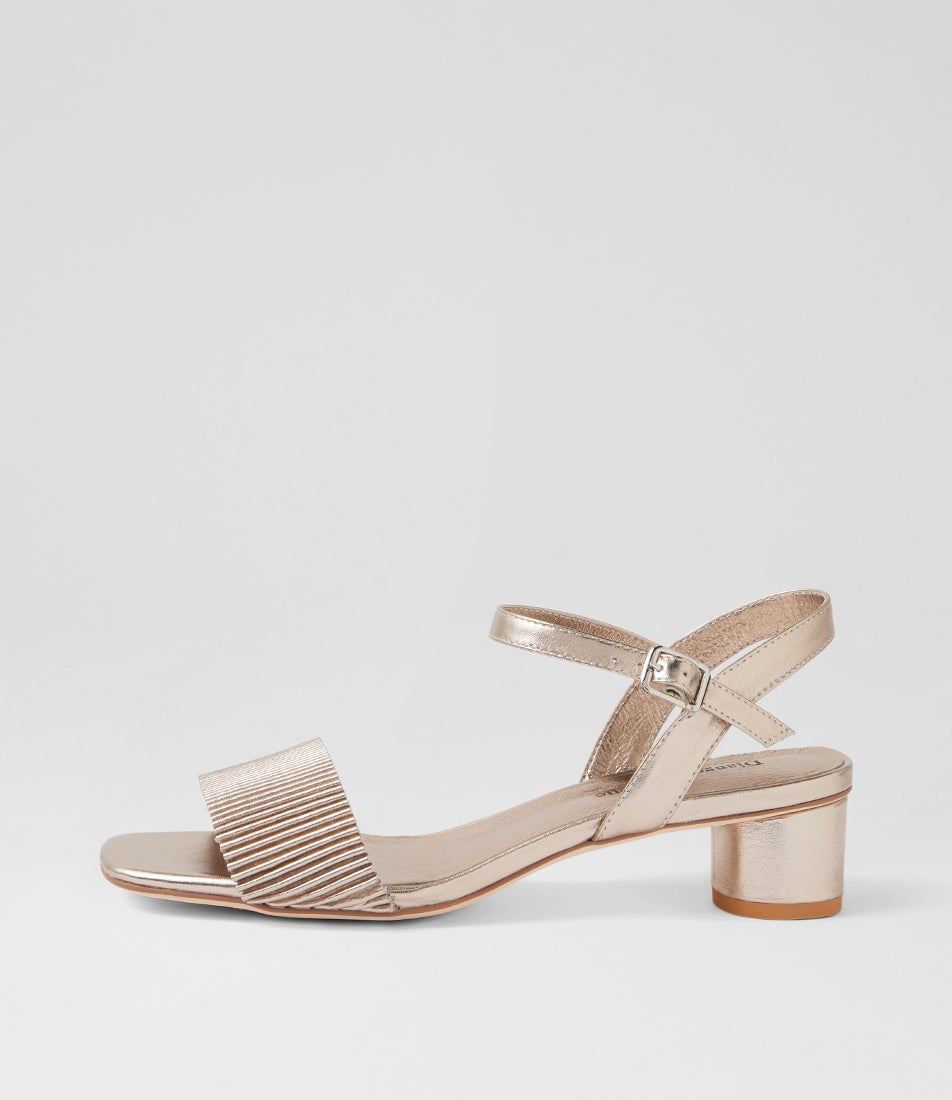 Hanita Platino Leather Sandals