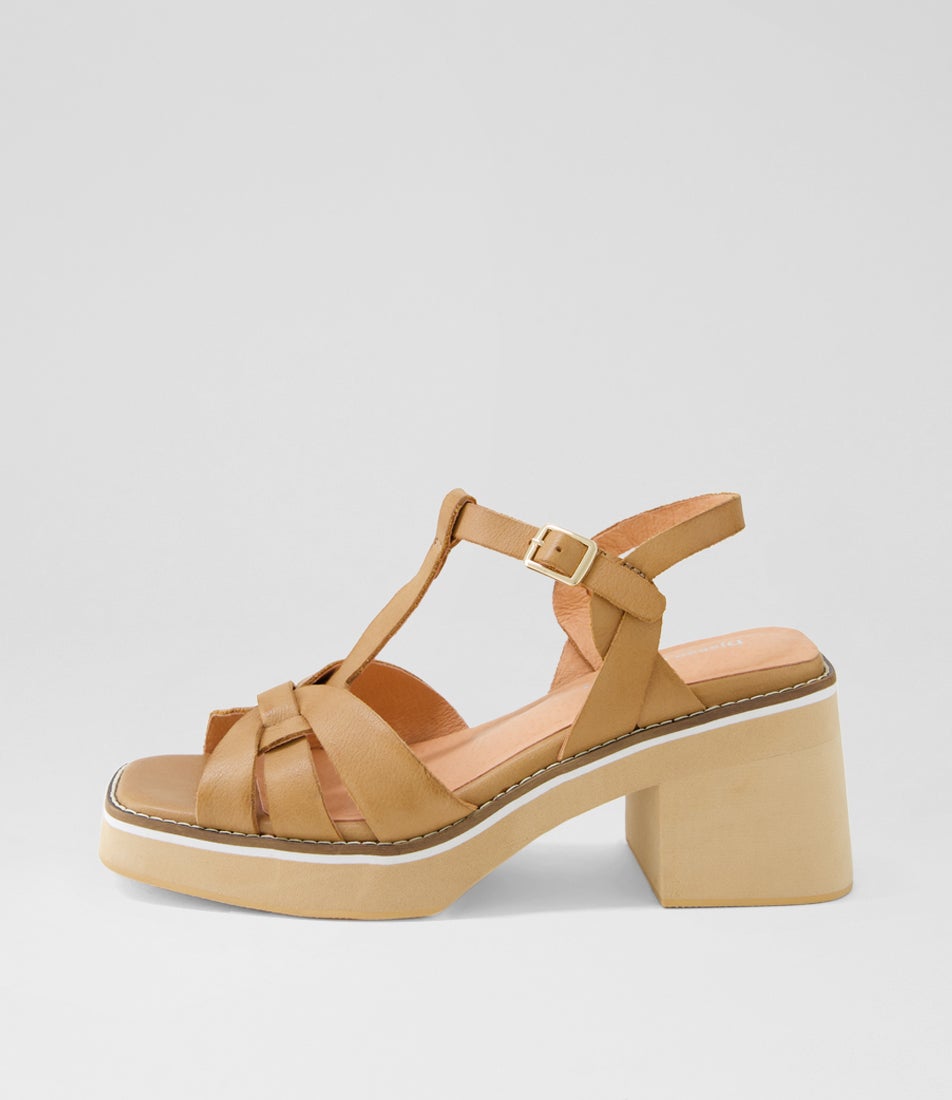 Jerseys Tan Leather Sandals Jerseys Tan Leather Sandals