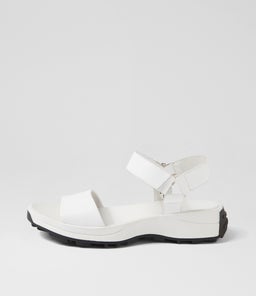 Kela White Leather Sandals Kela White Leather Sandals