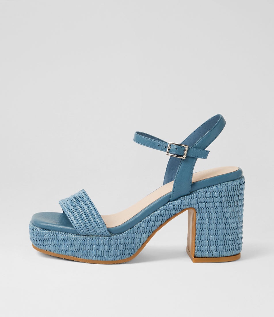 Kondry Denim Patent Synthetic Sandals Kondry Denim Patent Synthetic Sandals