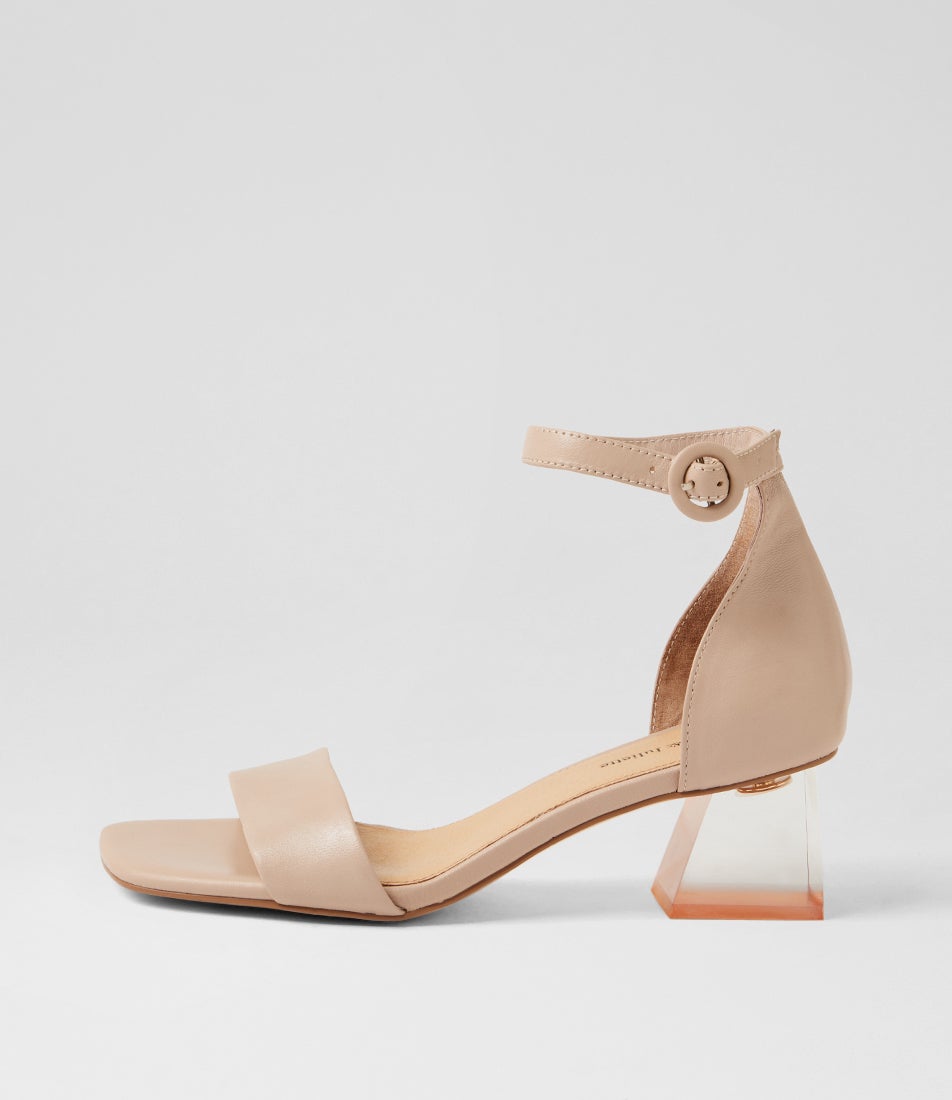 Mirabel Nude Leather Sandals Mirabel Nude Leather Sandals