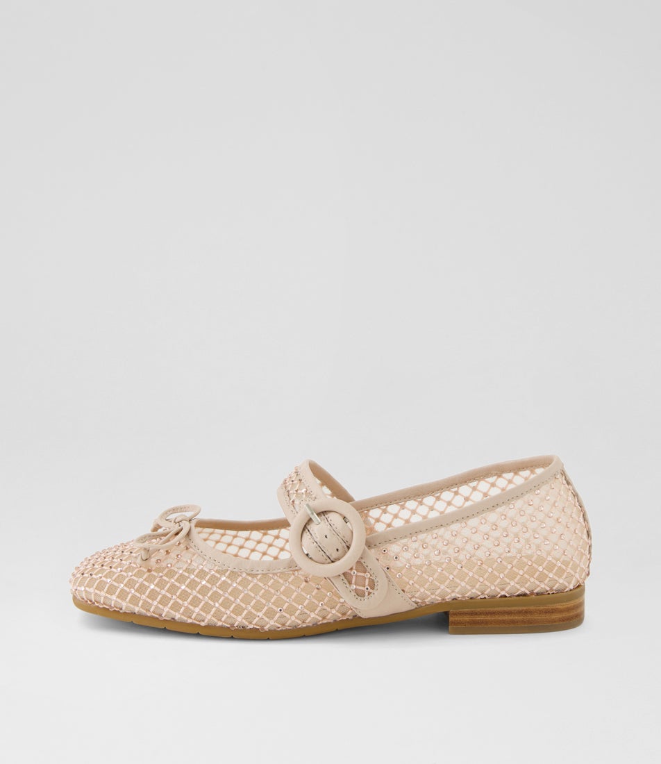 Powerful Nude Mix Ballet Flats