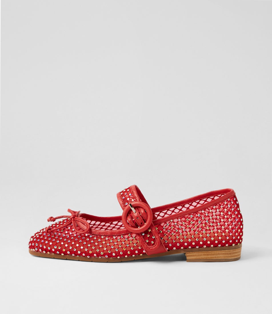 Powerful Red Leather Mary Janes Powerful Red Leather Mary Janes