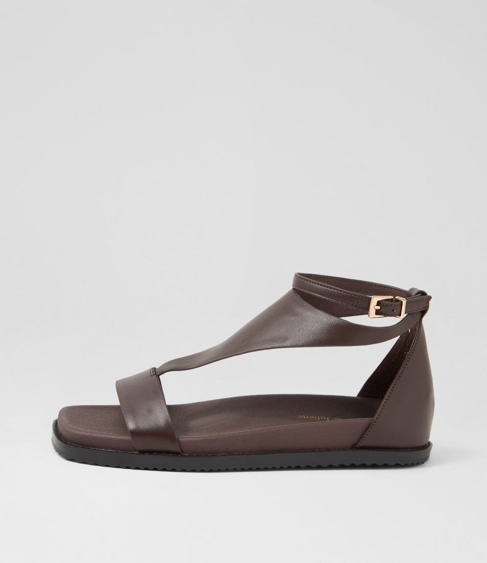 Rileya Choc Leather Sandals Rileya Choc Leather Sandals