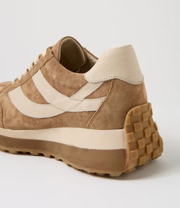 SHERYLS DJ LT CHOC VANILLA SUEDE LEATHER