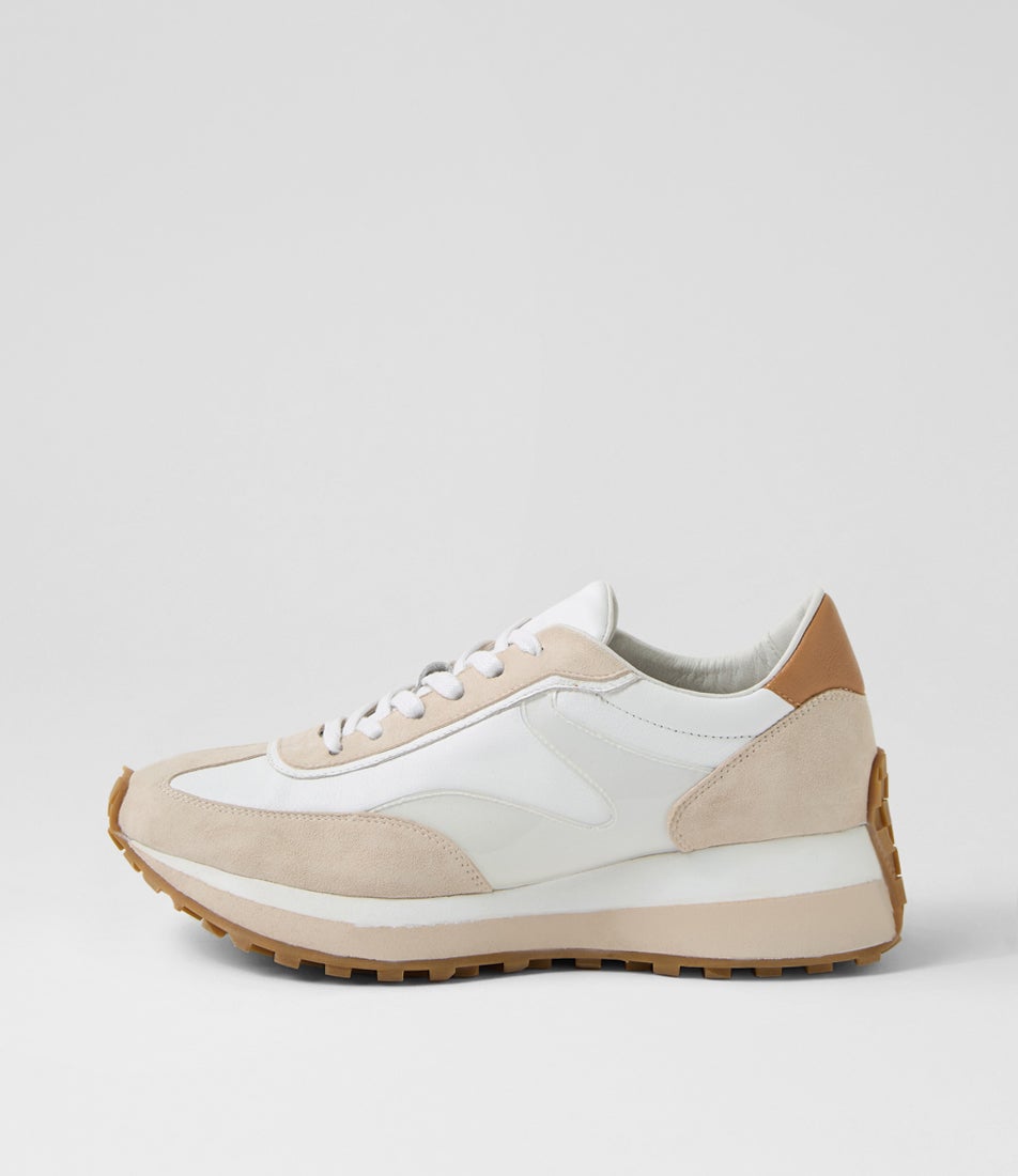 Siran Neutral Suede Sneakers