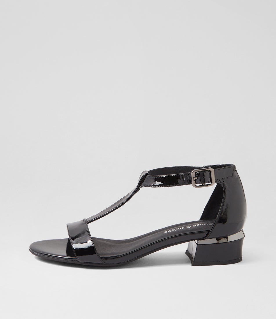 Tiffanis Black Patent Leather Sandals Tiffanis Black Patent Leather Sandals