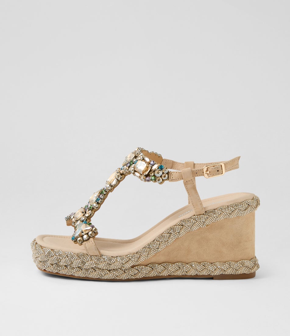 Vallda Latte Suede Sandals Vallda Latte Suede Sandals
