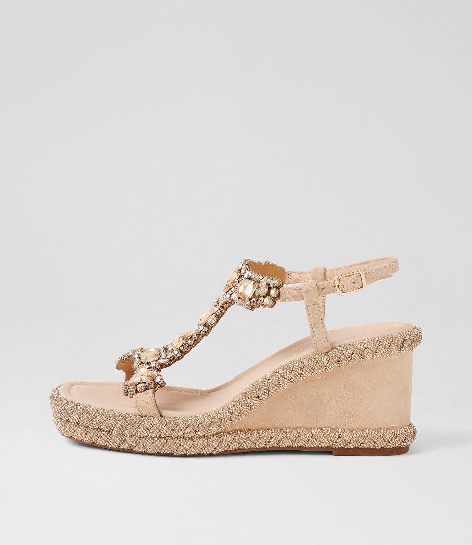 Vallda Latte Multi Suede Sandals Vallda Latte Multi Suede Sandals