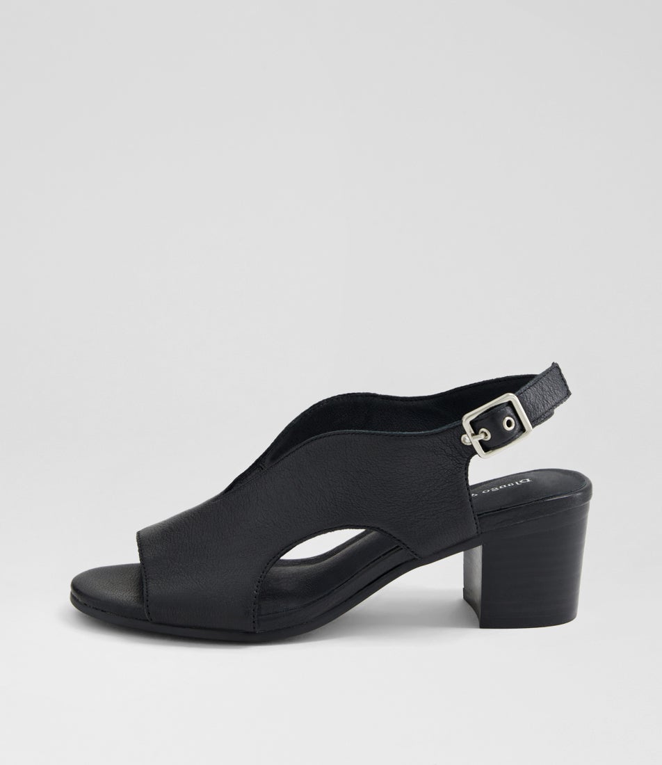 Baileyo Black Leather Sandals Baileyo Black Leather Sandals