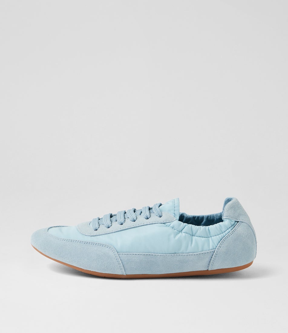 Brinkle Steel Suede Fabric Flat Shoes