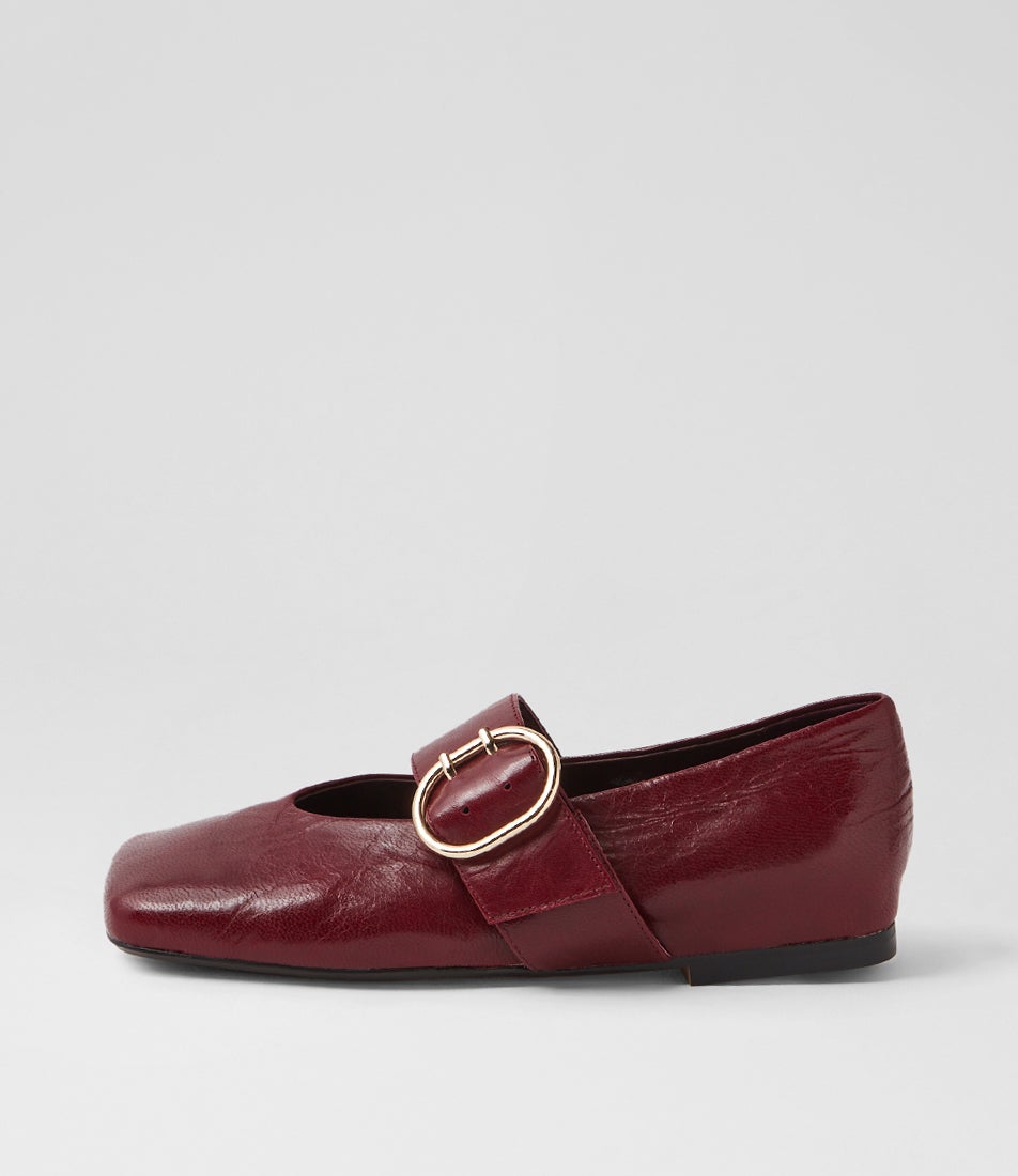 Ankitah Pinot Polish Leather Flat Shoes Ankitah Pinot Polish Leather Flat Shoes
