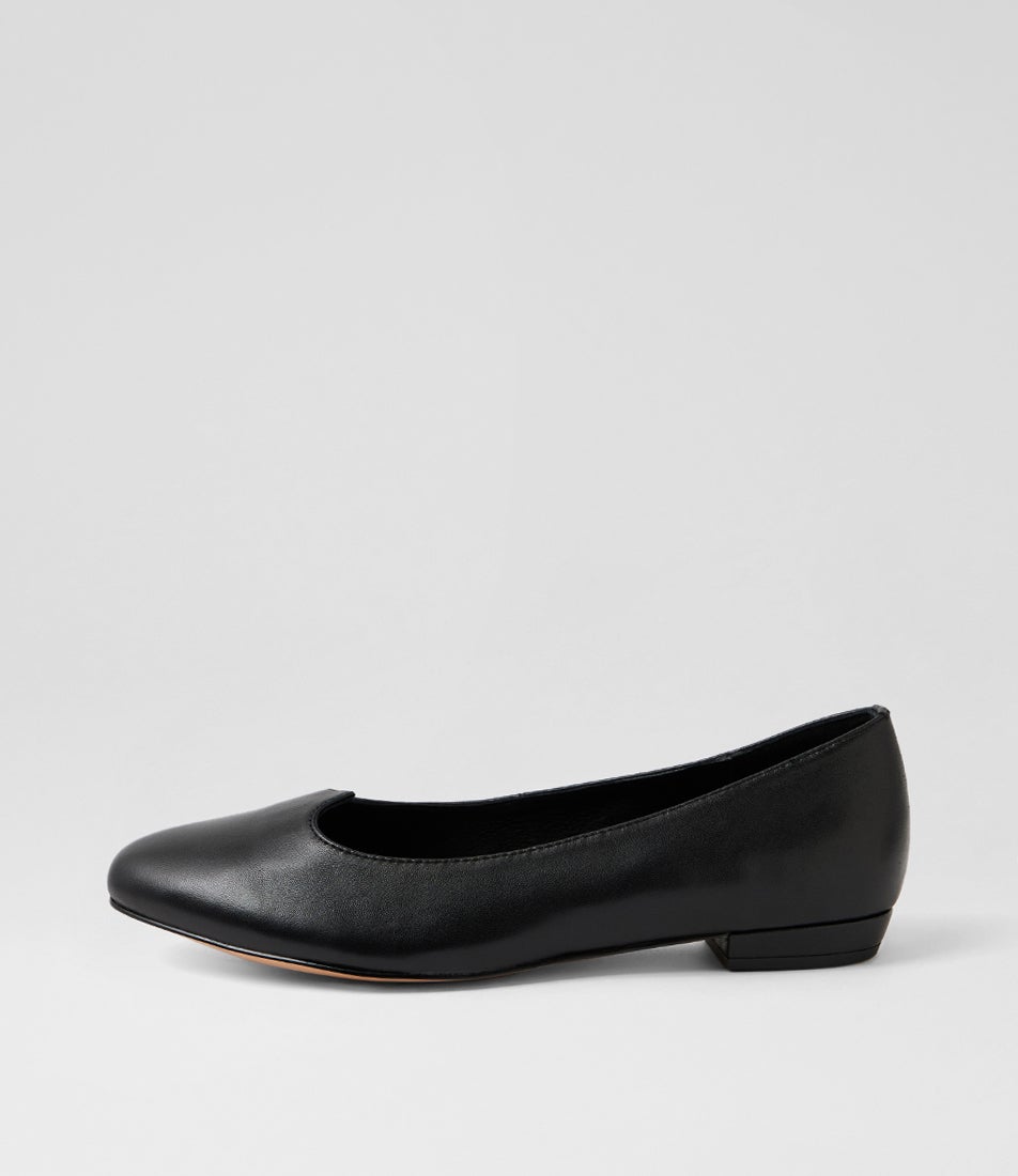 Avilla Black Leather Ballet Flats Avilla Black Leather Ballet Flats