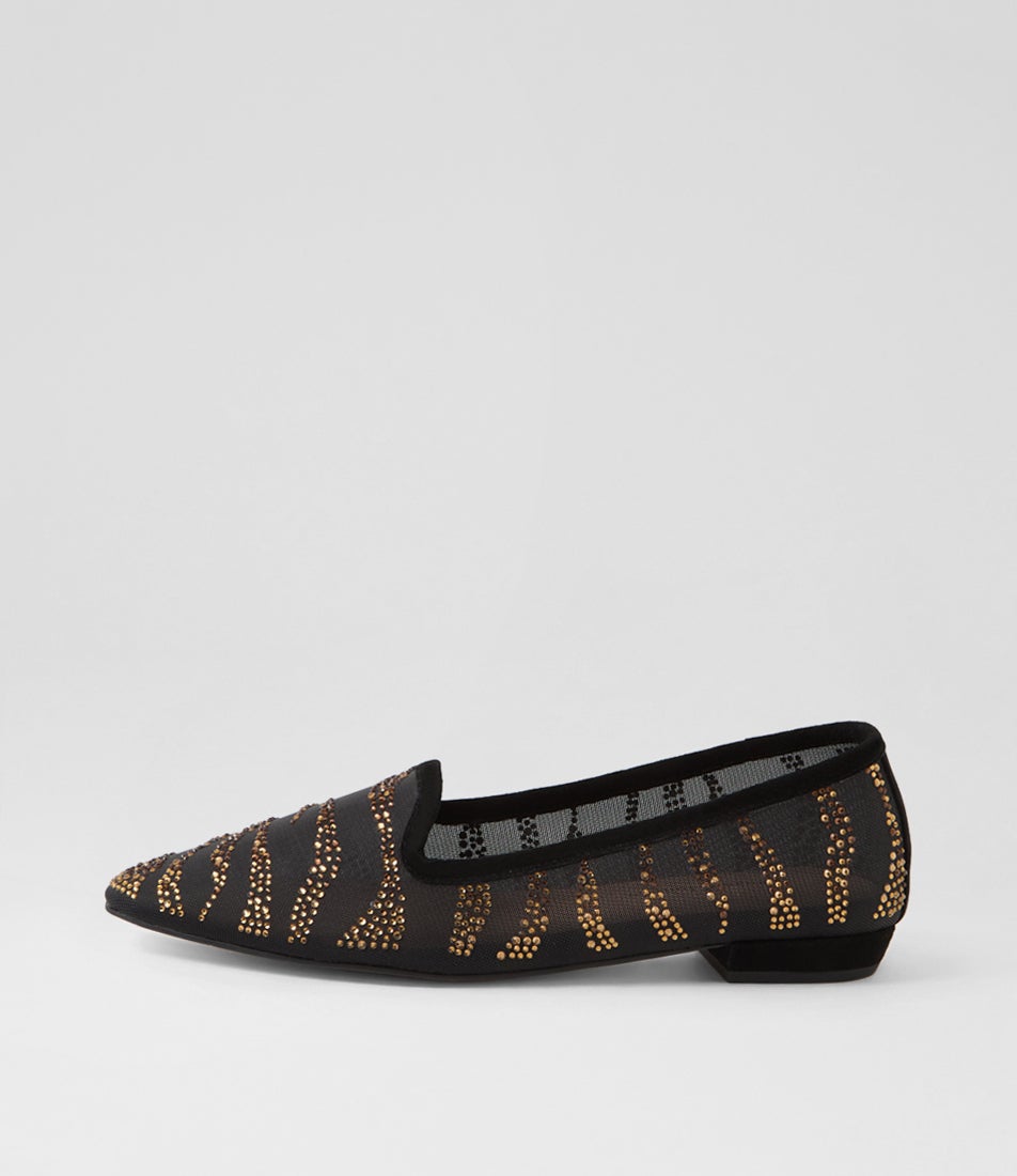 Agge Black Bronze Multi Loafers